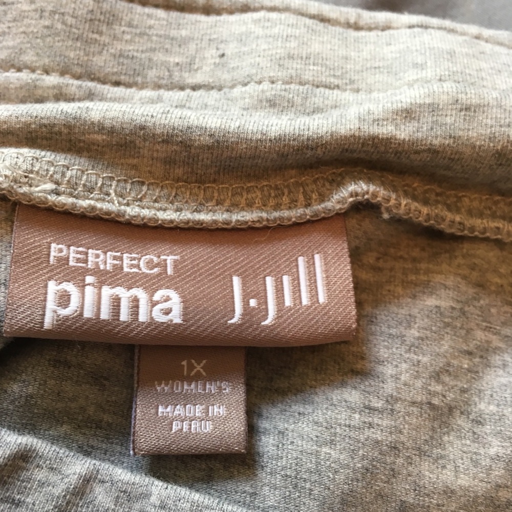 J.Jill perfect prima hi-low skirt